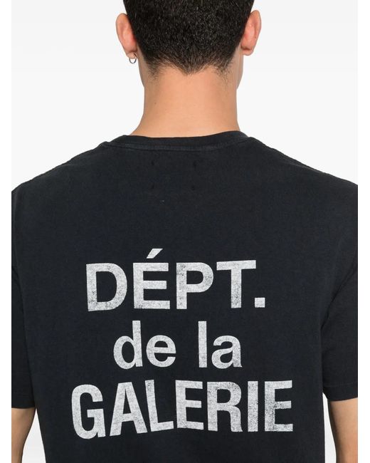 GALLERY DEPT. Black Collector Logo-Print T-Shirt