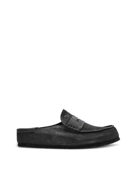 Birkenstock Black Naples Wrapped Mules for men