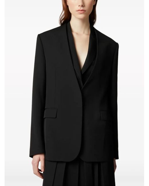 Tod's Blazer Van Scheerwol in het Black