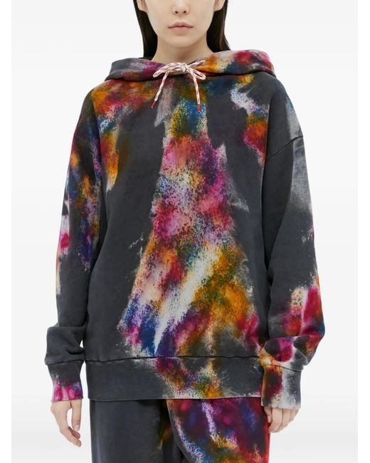 Aries Gray Long-Sleeve Drawstring Hoodie