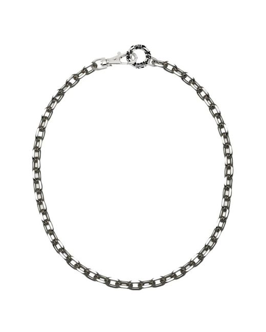 Collar Ring X-Large Yoj de hombre de color Metallic