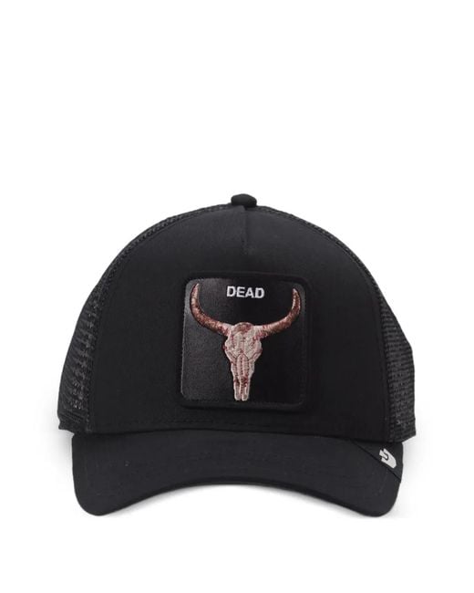 Goorin Bros Black Skulls-Appliqué Cap Hat for men