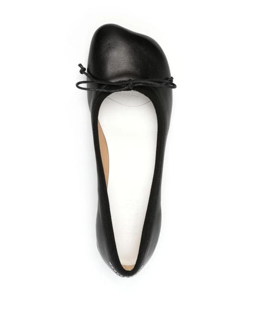 MM6 by Maison Margiela Black Anatomic' Ballet Flats