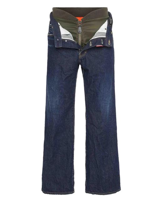 DSquared² Blue Wash Loose Jeans for men