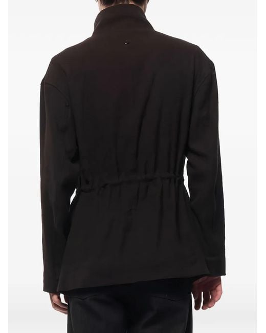 Omar Afridi Black Double-Breasted Tailored Jacket for men