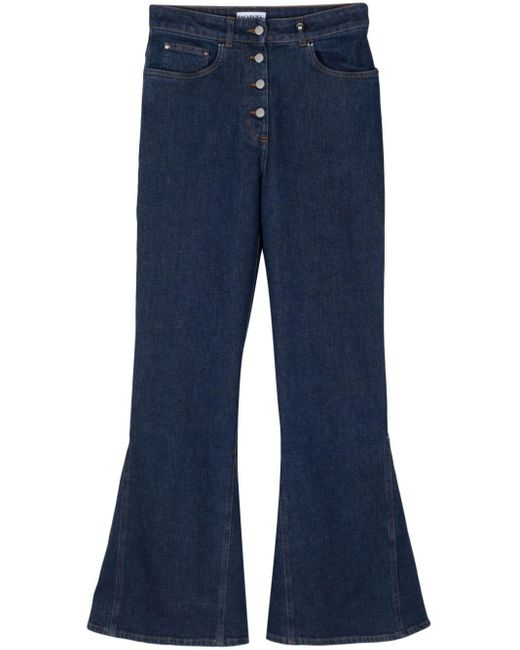 Ports 1961 Blue High-waisted Flared Jeans