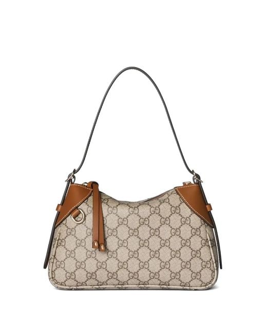 Gucci Natural Cotton Shoulder Bag