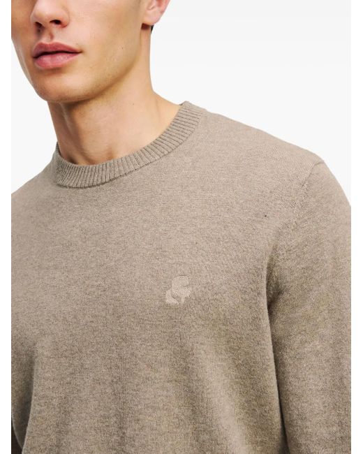 Karl Lagerfeld Kameo Pullover in Brown für Herren