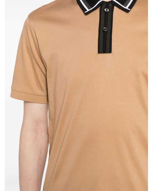 Boss Natural Short-sleeve Cotton Polo Shirt for men