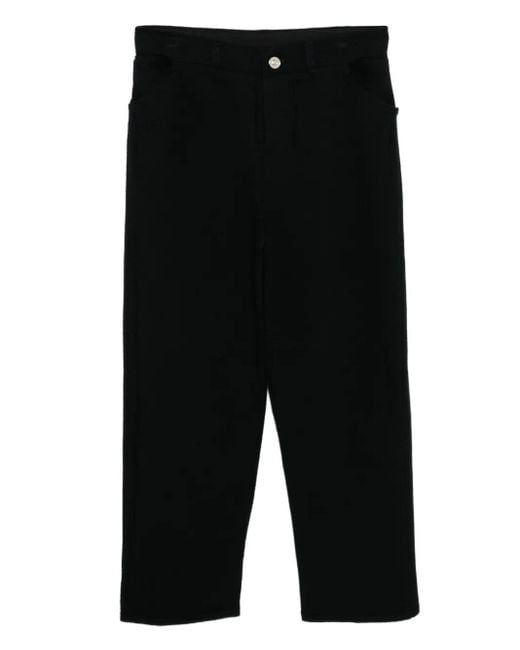 Barrie Gestrickte Hose in Black für Herren