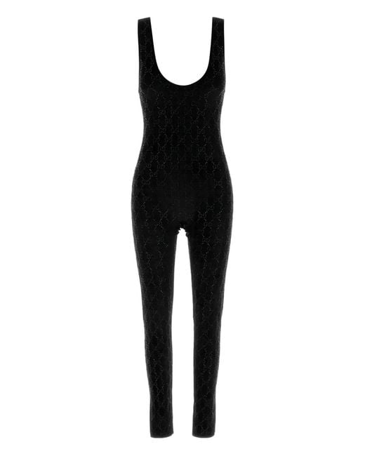 Gucci Black Sleeveless Jumpsuit