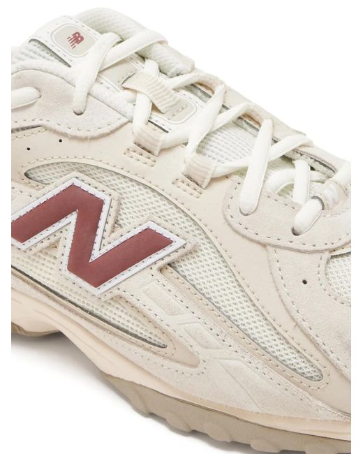 New Balance White 204L Logo Sneakers