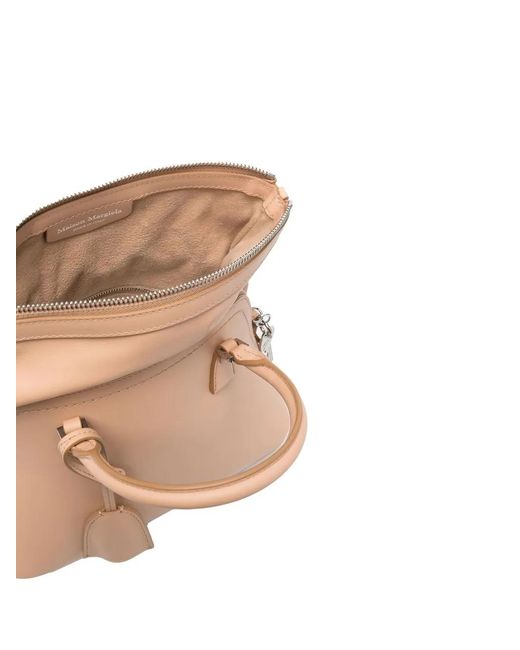 Maison Margiela Natural Mini 5Ac Leather Tote Bag