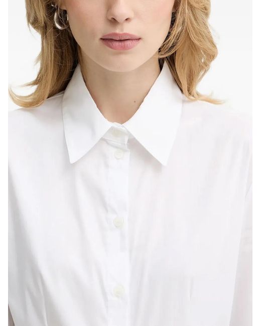 Patrizia Pepe White Buttoned Shirt