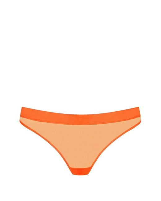 Maison Close Orange Corps À Corps Neon Briefs