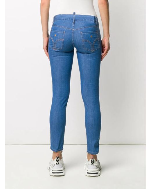 DSquared² Blue Jennifer Skinny Jeans