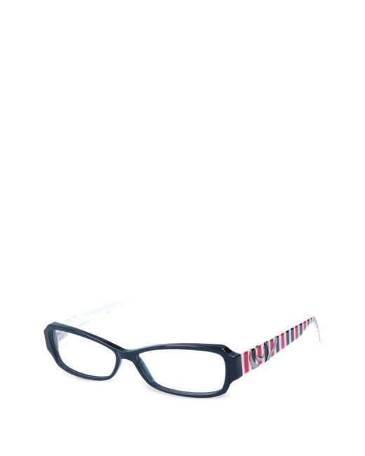 McQueen White Geometric-Frame Glasses