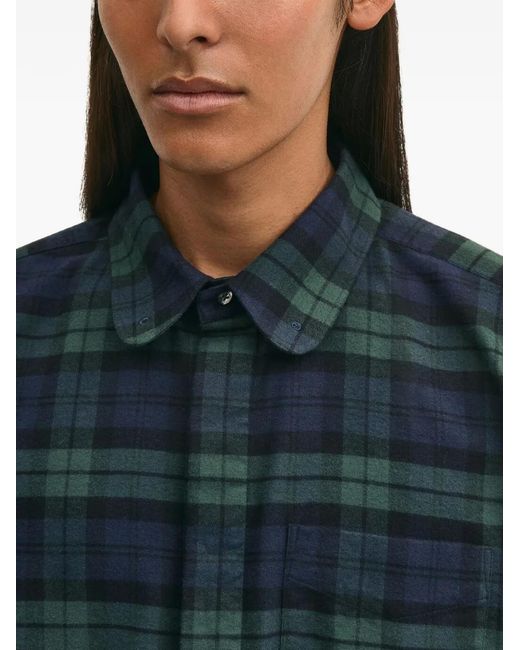Brooks Brothers Blue X Engineered Garments Button-Down Cotton Flannel Shirt for men