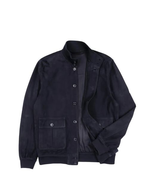 Valstar Blue Ino Suede Jacket for men