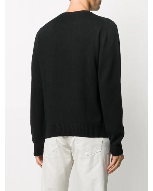 Barrie Black B Label Cashmere Jumper for men
