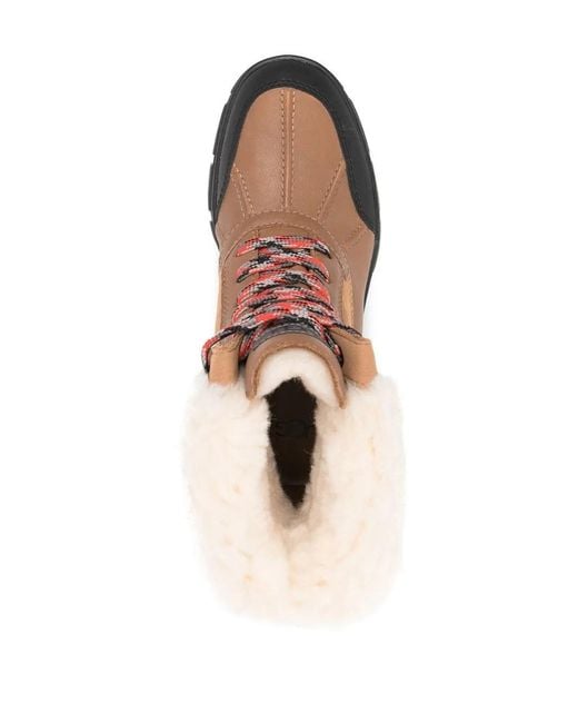 Ugg Brown Adirondack Iii Lace-Up Boots