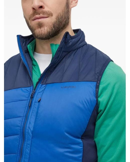 Viking Blue Blast Primaloft Quilted Panelled Jacket for men
