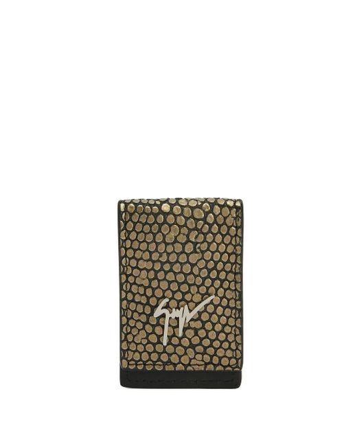 Giuseppe Zanotti White Albert Card Holder for men
