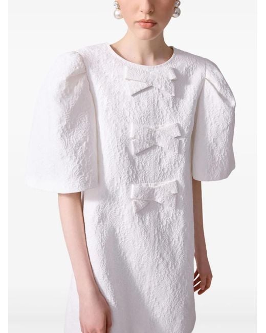 Abito Corto di Carolina Herrera in White