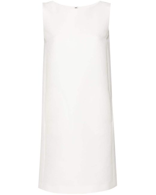 Moschino A-lijn Katoenen Mini-jurk in het White
