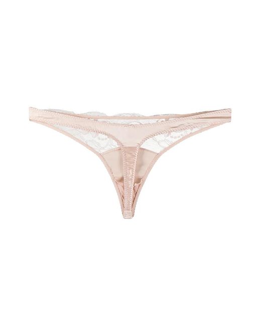 String Sig Fleur Of England Sig Lace Thong | Lyst