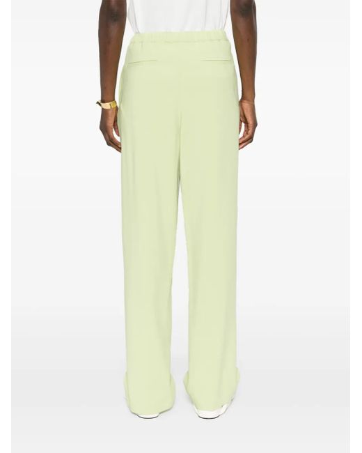 Fabiana Filippi Yellow Elasticated-Waistband Trousers
