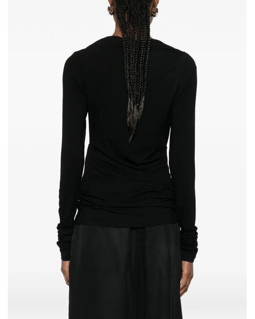 Entire studios Black Draped Top