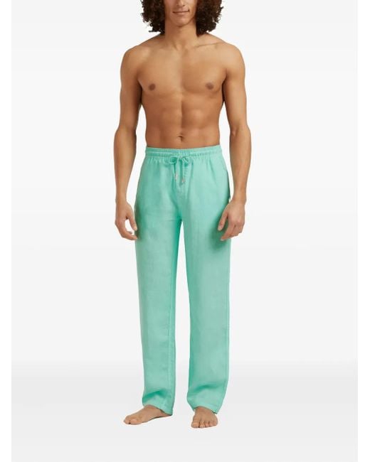Vilebrequin Blue Drawstring Trousers for men