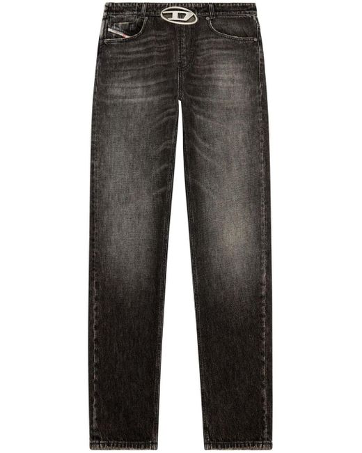 DIESEL Gray 2010 D-macs 0jgae Straight-leg Jeans for men
