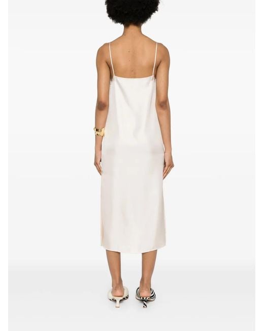 Loulou de Saison Sulum Zijden Maxi-Jurk in het White