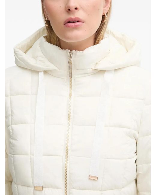 GAUDI White Hooded Padded Jacket