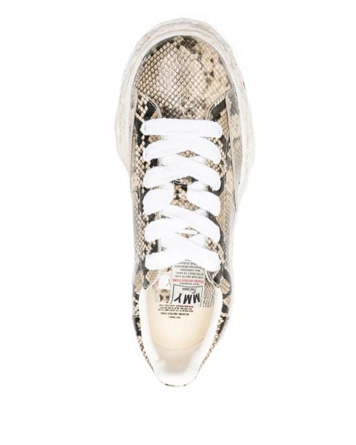 Maison Mihara Yasuhiro White Charles Sneakers for men