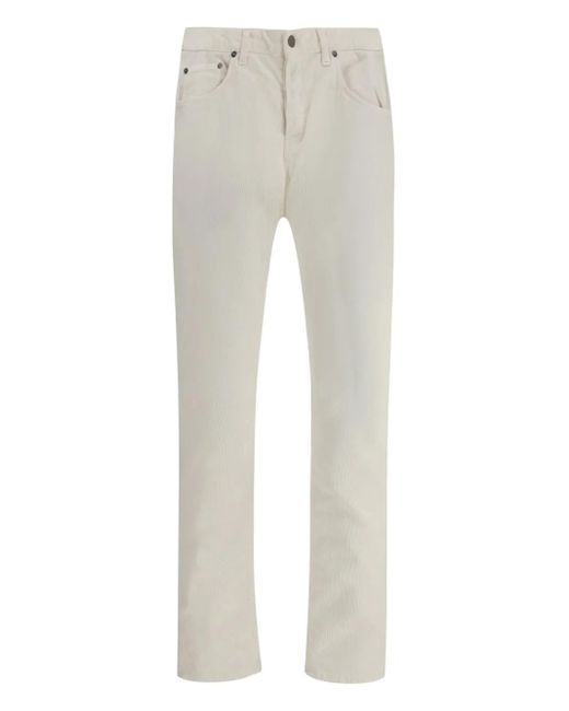 Pantaloni A Coste di PT Torino in Gray da Uomo