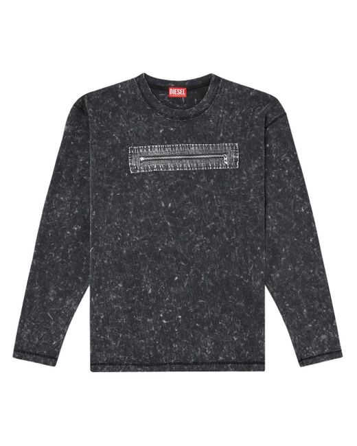 DIESEL Gray T-Auser T-Shirt for men