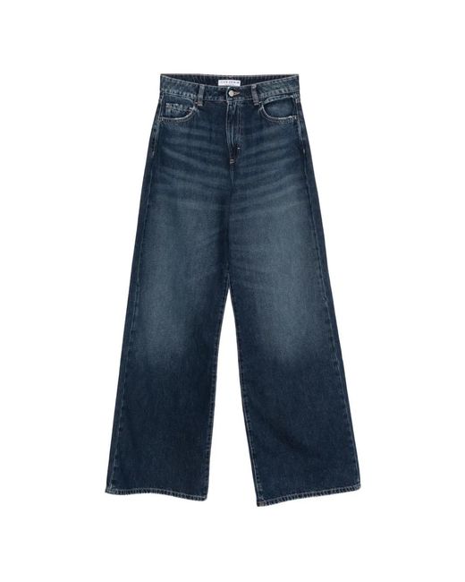 ICON DENIM レディース ブルー Debby コットンジーンズ