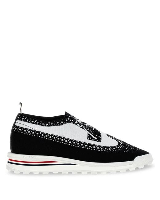 Thom Browne Tech Runner Sneakers Mit Budapestermuster in Black für Herren