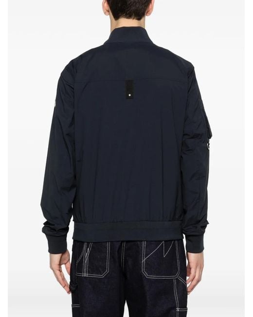 Chaqueta Bómber Con Bolsillos Con Cremallera Moose Knuckles de hombre de color Blue