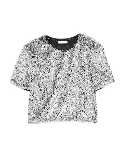 Area Gray Sequinned T-Shirt