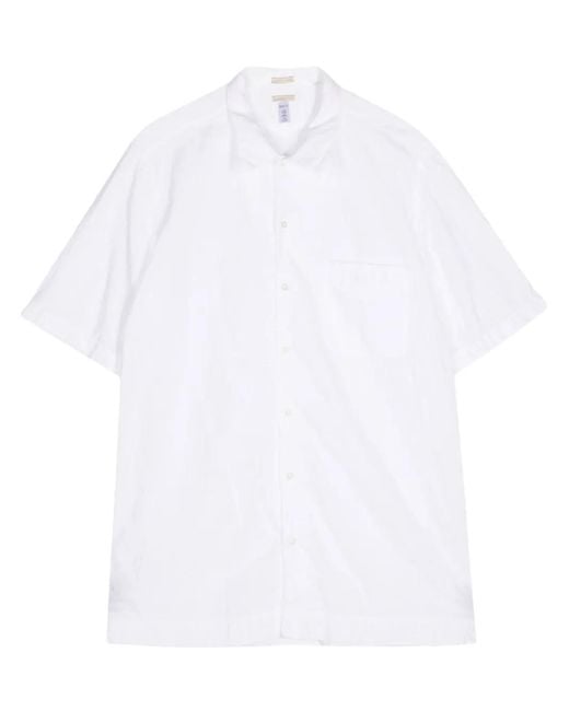 Massimo Alba White Venic Cotton Shirt for men