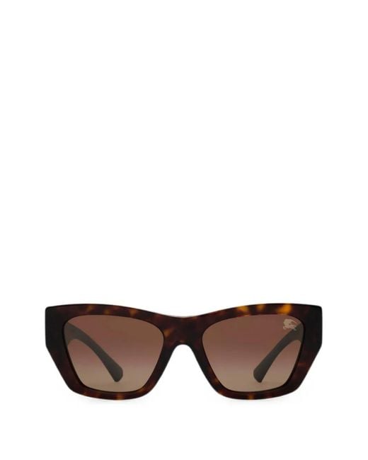 Burberry Brown Ekd Cat-Eye Sunglasses