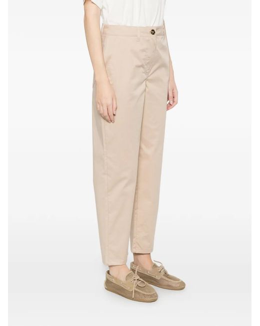 Marella White Buttoned Trousers