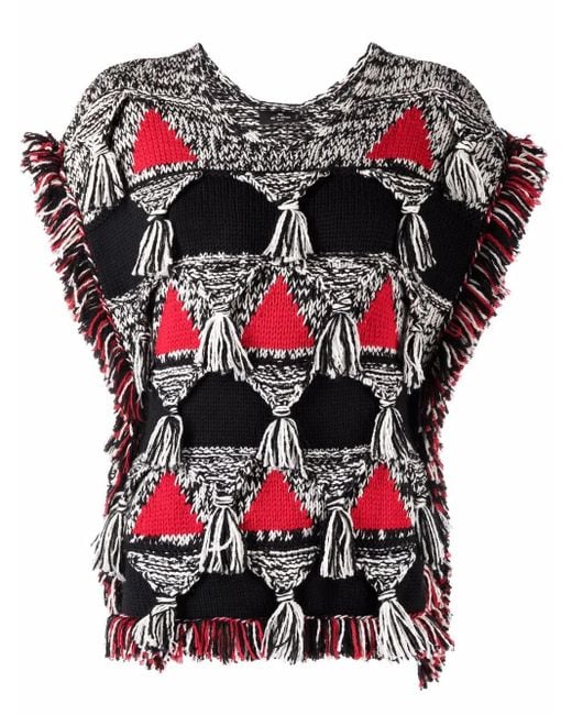 Etro Red Klassischer Pullover