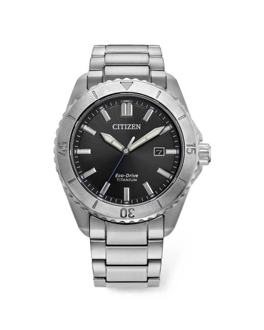 Citizens of Humanity Gray Eco-Drive 41Mm Watch for men