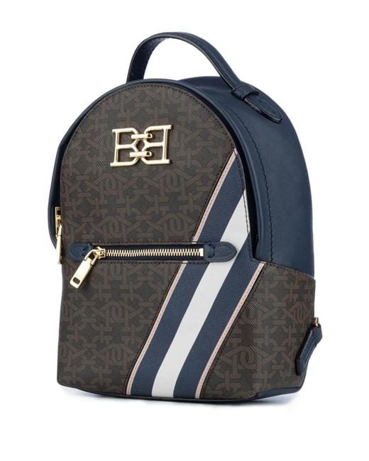 Bally Black Monogram Backpack