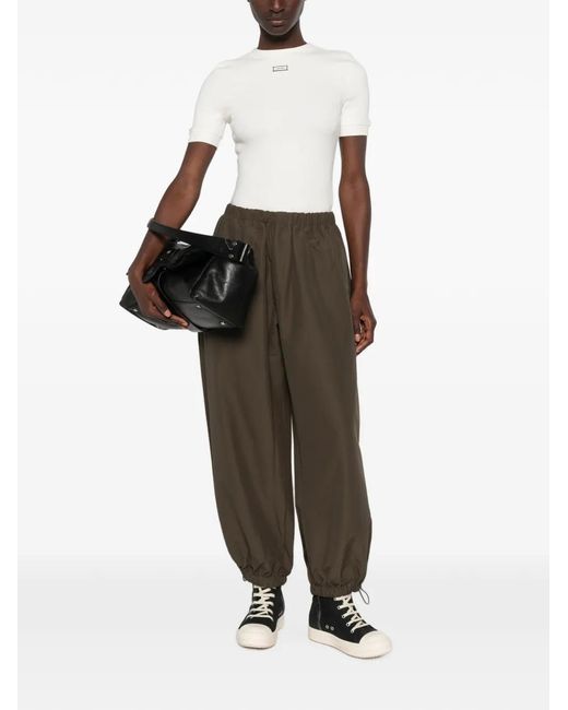 Entire studios Gray Elasticated-Cuff Trousers